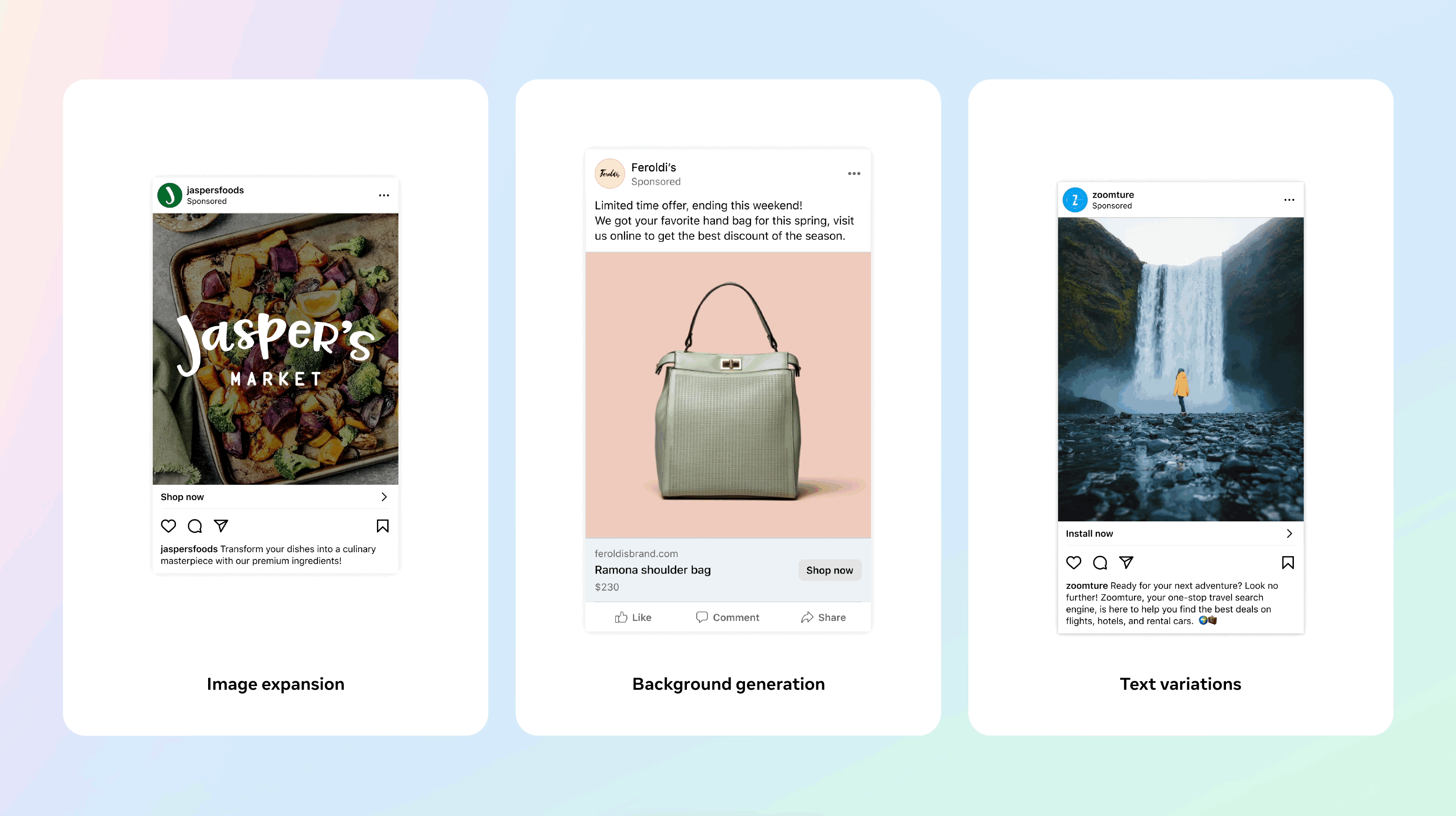 Generative AI for Feed Ads Demo